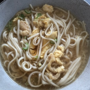 揚げ卵とじうどん